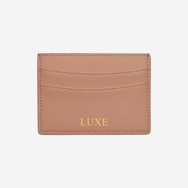 Nude Taupe Saffiano Set - Luxe Leather
