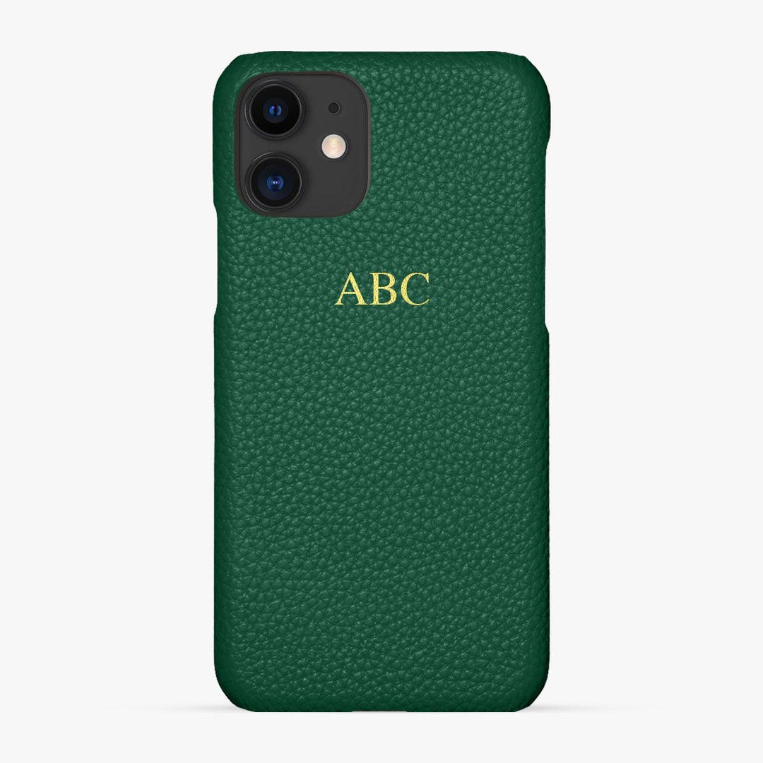 Foil Embossed iPhone 11 Phone Case - Luxe Leather