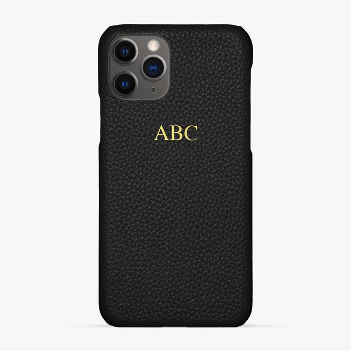 Foil Embossed iPhone 11 Pro Max Phone Case - Luxe Leather