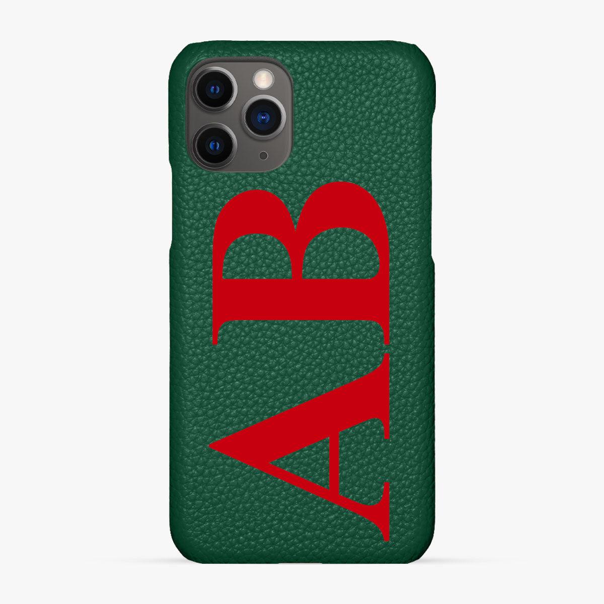 Classic Font iPhone 11 Pro Phone Case - Luxe Leather