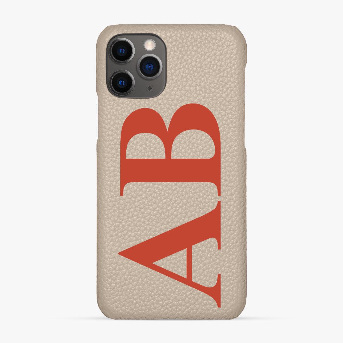 Classic Font iPhone 11 Pro Phone Case - Luxe Leather