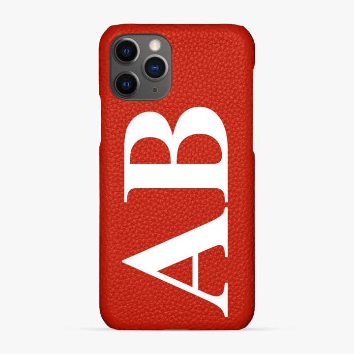 Classic Font iPhone 11 Pro Phone Case - Luxe Leather