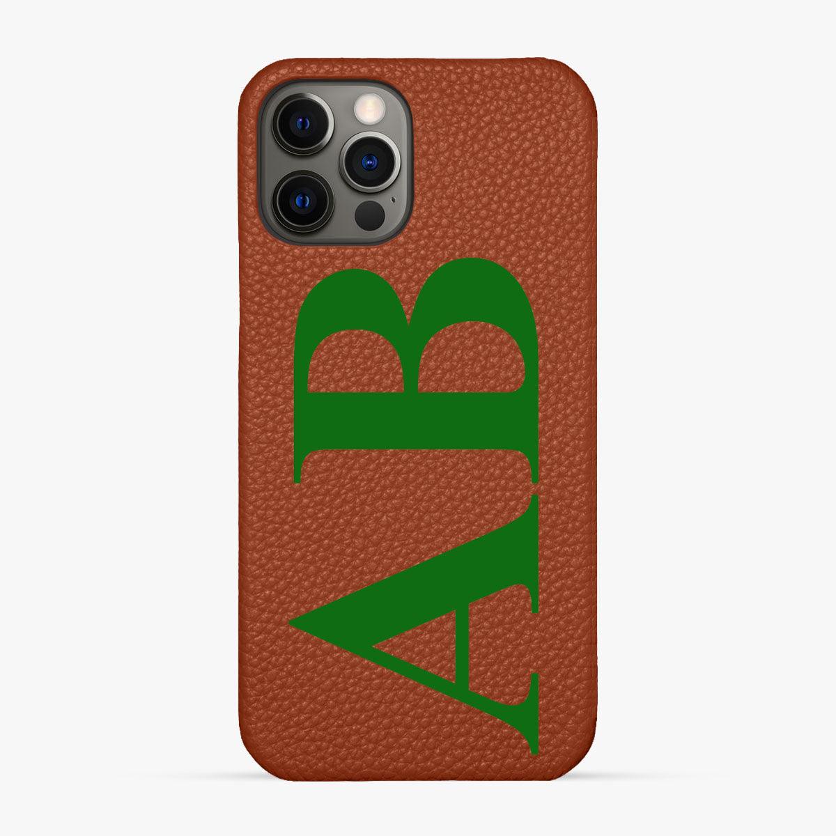 Classic Font iPhone 12 Pro Phone Case - Luxe Leather
