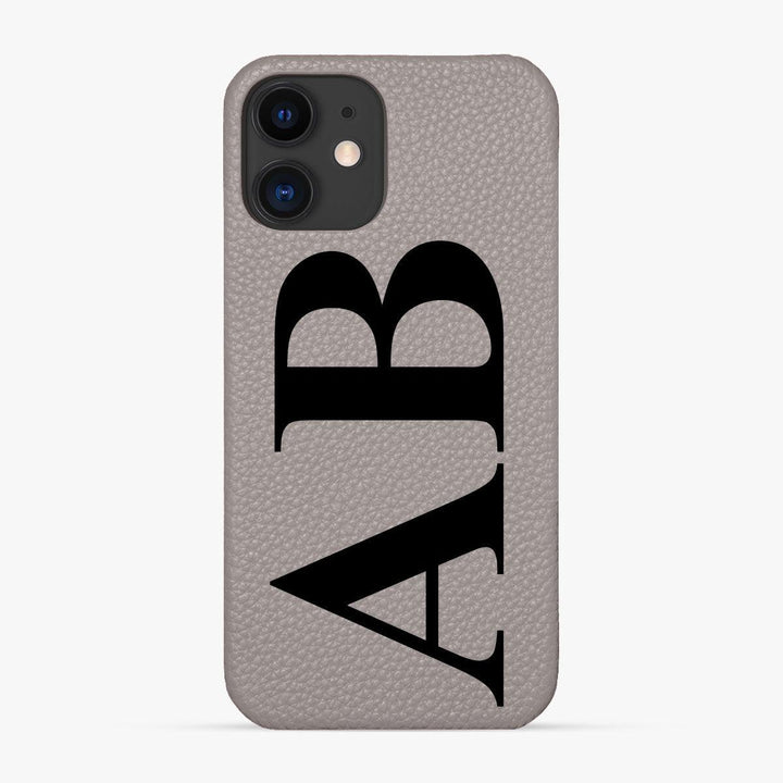 Classic Font iPhone 12 Pro Phone Case - Luxe Leather