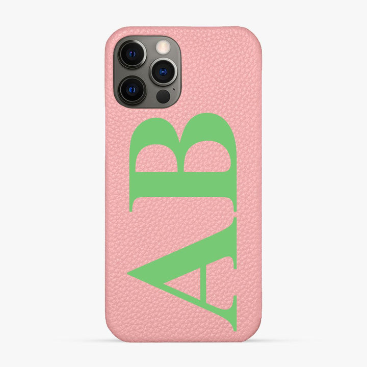 Classic Font iPhone 12 Pro Phone Case - Luxe Leather
