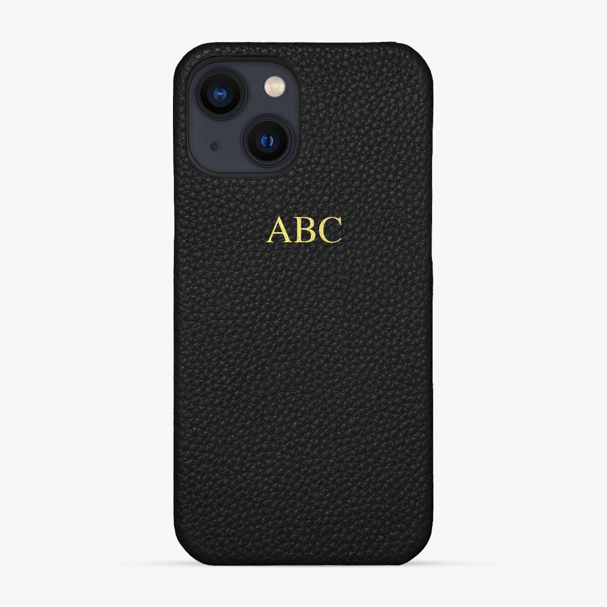Foil Embossed iPhone 14 Phone Case - Luxe Leather
